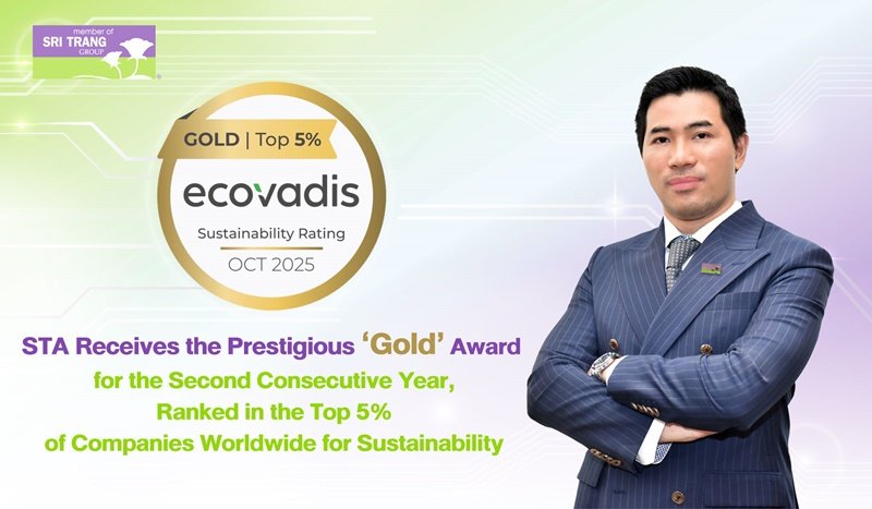 STA Receives the Prestigious ‘Gold’ Award for the Second Consecutive Year, Ranked in the Top 5% of Companies Worldwide for Sustainability