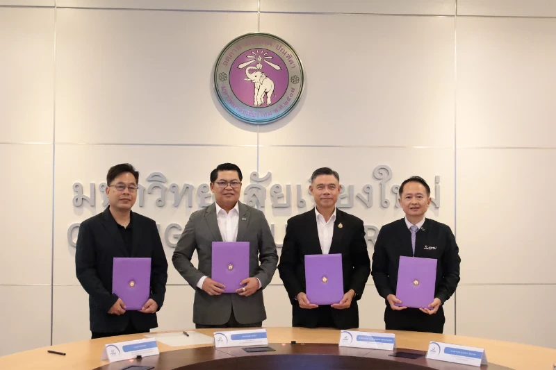 STA ผนึกกำลังมหาวิทยาลัยเชียงใหม่ ร่วมลงนาม MOU ยกระดับองค์ความรู้ งานวิจัย และนวัตกรรม พร้อมขับเคลื่อนภาคอุตสาหกรรมไทยสู่ความยั่งยืนระดับสากล